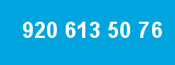 920 613 50 76 920 613 50 76